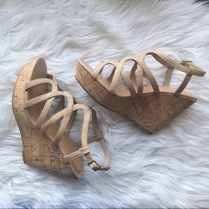 Strappy Wedge Heels